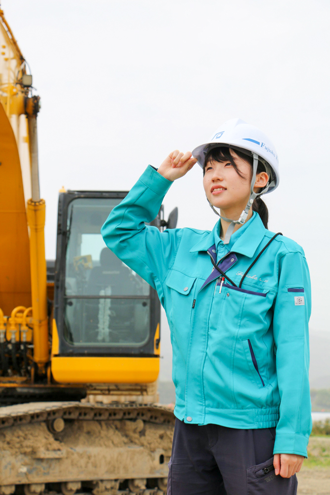 藤岡建設株式会社　志賀 寿珠（令和元年度卒業）